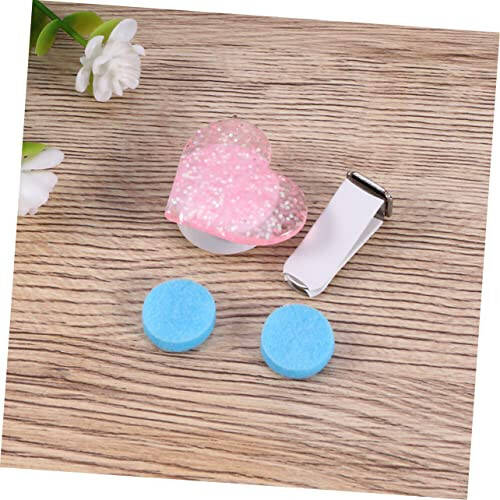 GLEAVI Natural Air Freshener Air Conditioning Aroma Diffuser Fragrance Accessories Love Shape Diffuser Aromatherapy Air Fresher Aromatic Pink Resin Stuff - 3