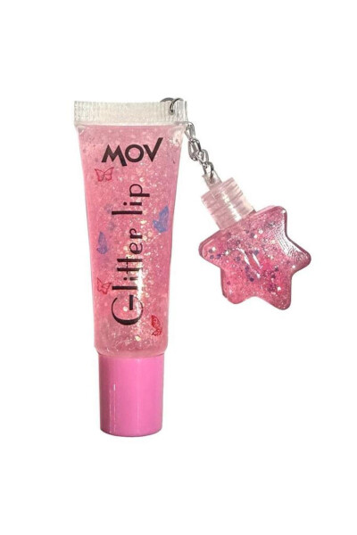 Glitter Key Lip Gloss Pink - 2