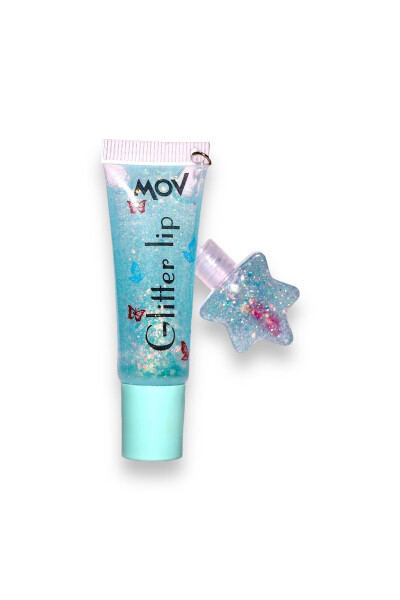 Glitter Key Lip Gloss Turquoise - 1