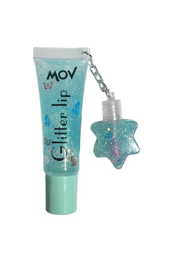 Glitter Key Lip Gloss Turquoise - 2