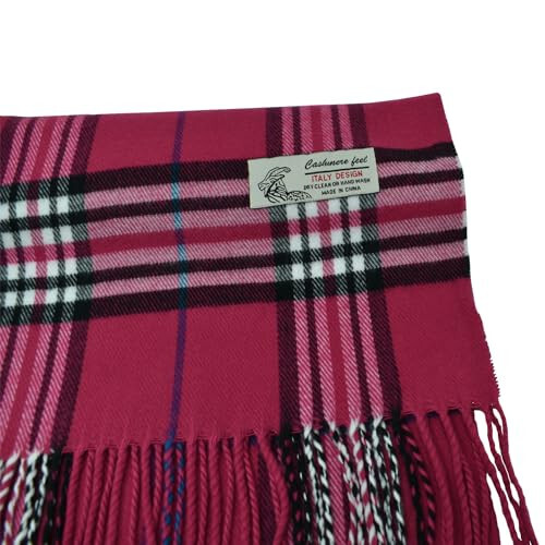 Glory Max Unisex Classic Tartan Plaid Winter Scarf Soft Cashmere Feel 72