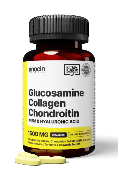 Glucosamine Chondroitin MSM Collagen Curcumin Tablet 1500 Mg - 2