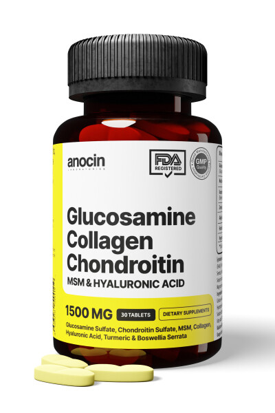 Glucosamine Chondroitin MSM Collagen Curcumin Tablet 1500 Mg - 8