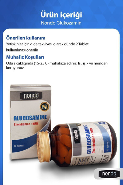 Glukozamin 60 Tablet (Glukozamin, MSM, Kondroitin) - 8