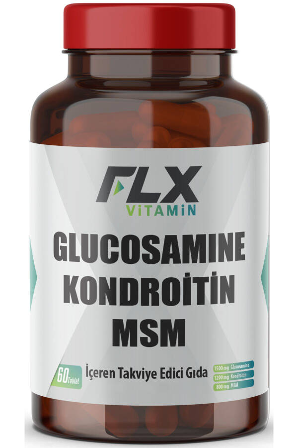 Glukozamin Kondroitin MSM Hyaluronik Asit Zerdeçal 60 Tablet - 1