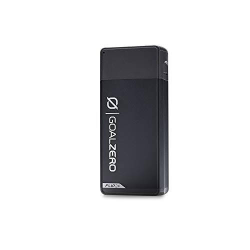 Goal Zero Flip 24 Portable Phone Charger, USB Battery Bank for Travel and Emergency Use - Black - 1