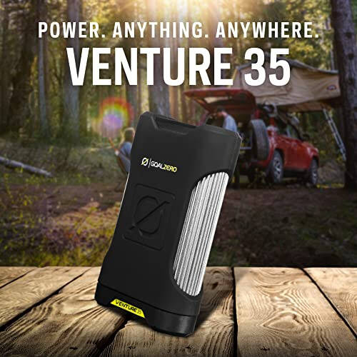 Goal Zero Venture 35 Taşınabilir Şarj Cihazı Power Bank 9600mAH 18W USB-C Güç Dağıtım Limanı 2 USB Çıkışı IP67 Derecelendirmesi 50 Lümen El Feneri - 3