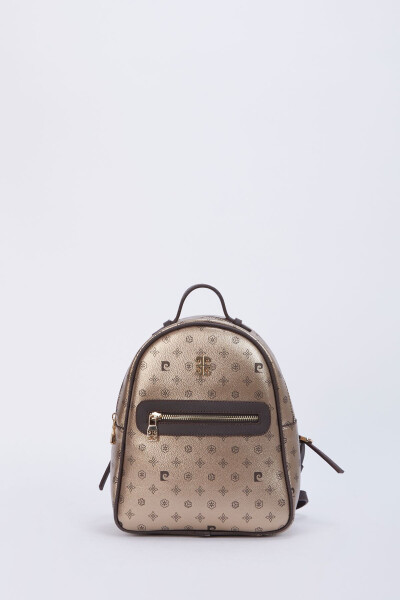 Gold Monogram Women's Backpack 05PO22Y1541 - 2