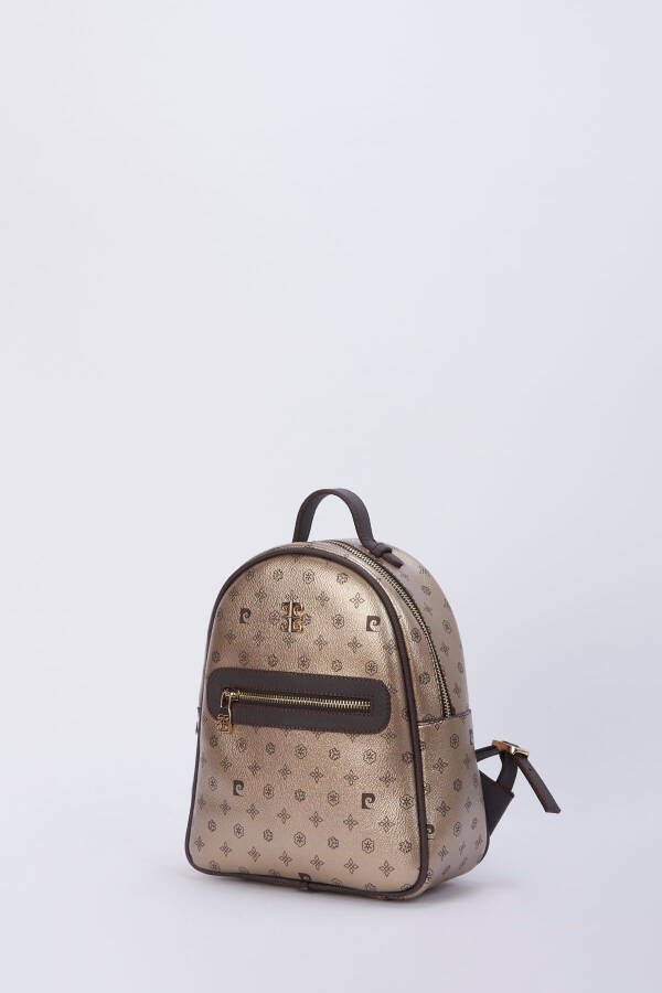 Gold Monogram Women's Backpack 05PO22Y1541 - 3