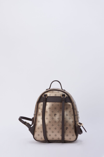 Gold Monogram Women's Backpack 05PO22Y1541 - 5