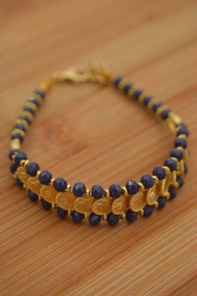 Gold Plated Bracelet with Czech Crystals - 2