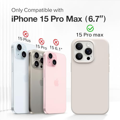 GONEZ iPhone 15 Pro Max Silikon Kılıf - 2