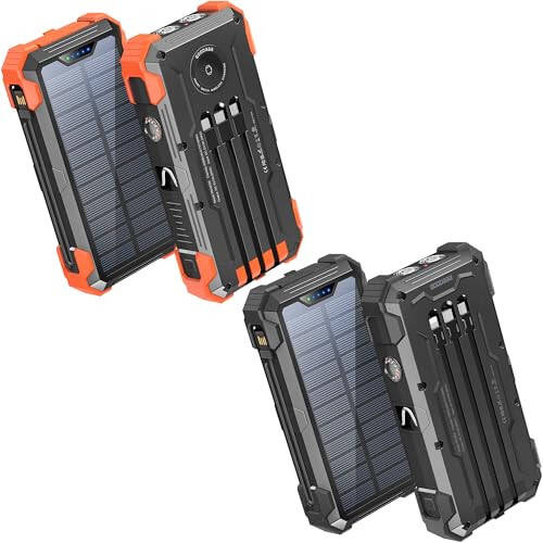 GOODaaa Solar Power Bank Plus 42800mAh Solar Charger Wireless Charger - 1