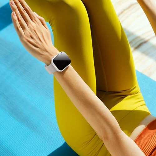 Goton Su Geçirmez Gizlilik Kılıfı Apple Watch Serisi 9 8 7 6 5 4 SE Ultra 40mm 44mm 41mm 45mm 49mm için, Sert PC Çerçeve Temperli Cam Ekran Koruyucu iWatch Kılıf Aksesuarları, 41mm Şeffaf Pembe - 7