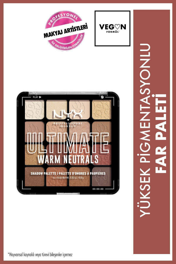 Göz Farı Paleti - Ultimate Shadow Pallette Sıcak Nötrler 800897017644 - 8