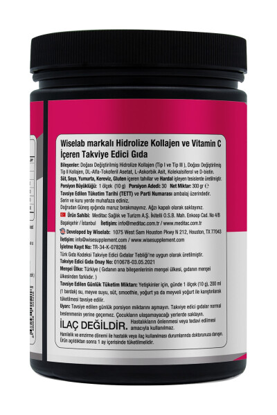 Go'zallik Kollagen Kuni 3 Xil Kollagen 1-tur, 2-tur, 3-tur C Vitamini 300gr - 9