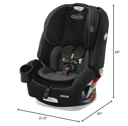 Graco Grows4Me 4'ü 1 Arada Oto Koltuğu, Dönüştürülebilir Bebekten Çocuk Oto Koltuğu ve Takviye Koltuğu, West Point Tasarım, 10 Yıl Güvenli ve Konforlu Yolculuklar İçin - 7