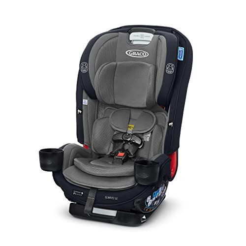 Graco SlimFit3 LX 3-in-1 Car Seat, Fits 3 Car Seats Across, Stanford - 1