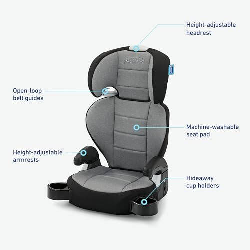 Graco TurboBooster 2.0 Highback Booster Car Seat, Declan - 11