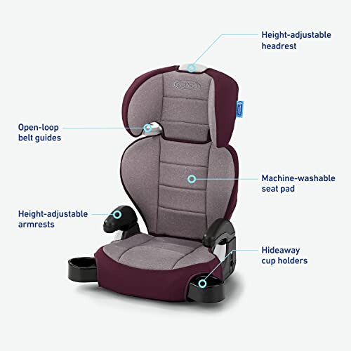 Graco TurboBooster 2.0 Highback Booster Car Seat, Freya - 6