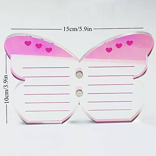 Grafting False Eyelash Acrylic Extension Pallet, Eyelash Extension Tweezers Plate Pad Makeup Palette Individual Training Tools Butterfly-shaped (Dazzling(5.9x3.9inch)) - 5