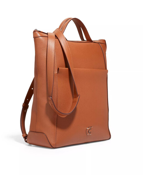 Grand Ambition Convertible Leather Backpack British Tan - 3