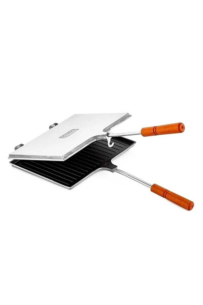 Granite Teflon Stovetop Handheld Toaster - 2