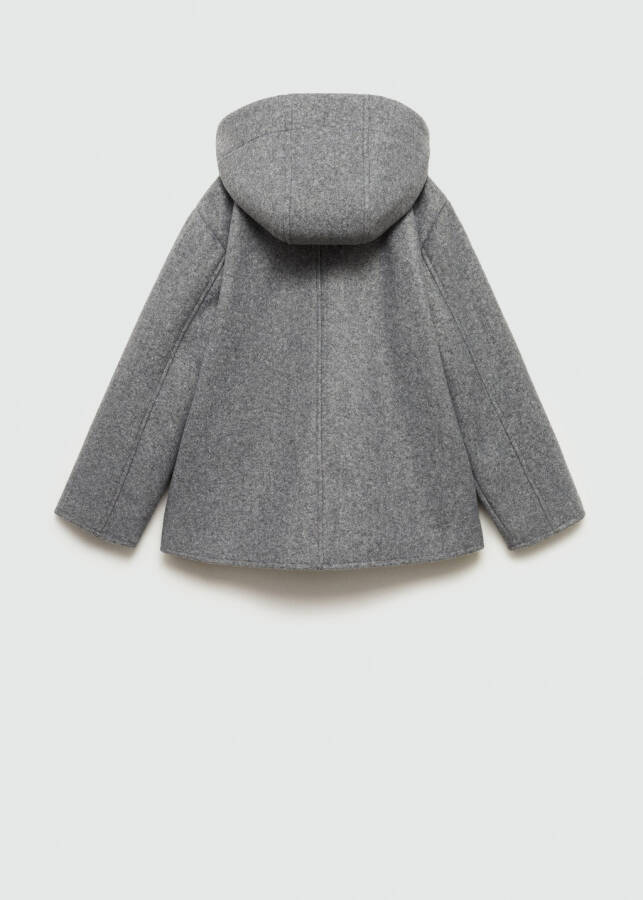 Gray buttoned wool jacket - 9