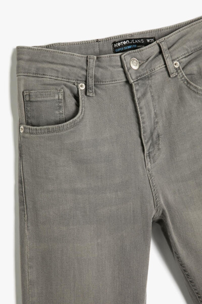 Gray men's jeans - 3