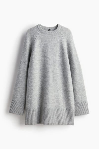 Gray sweater dress. - 3