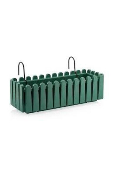 Green 9 L Balcony Rail Planter Hanging - 4