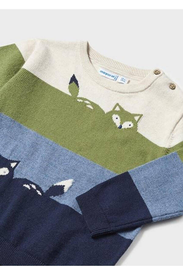 Green Baby Boy Sweater - 3