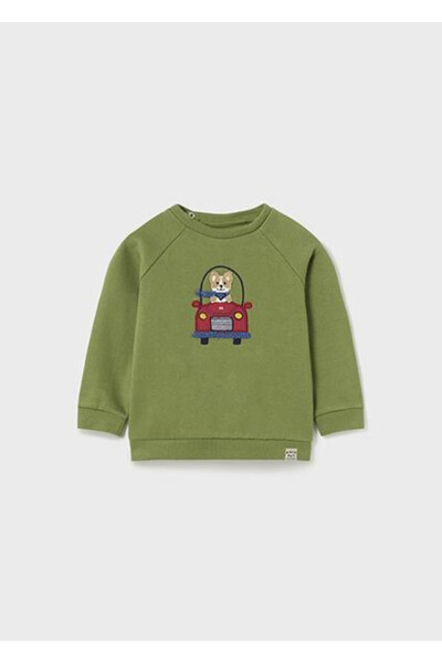 Green Baby Boy Sweater - 1