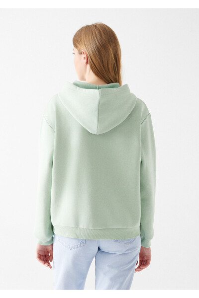 Green Hooded Sweatshirt 8816127-34667 - 4