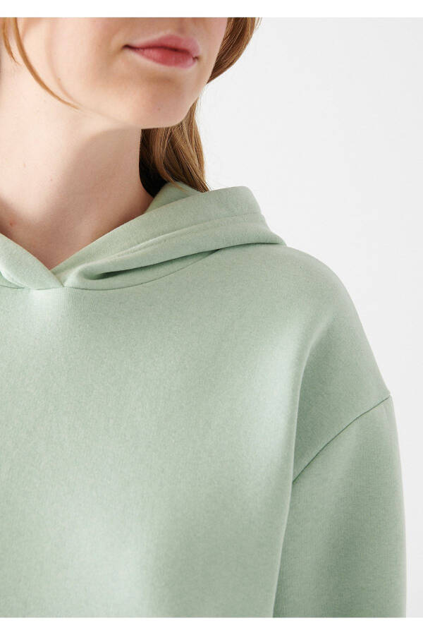 Green Hooded Sweatshirt 8816127-34667 - 5