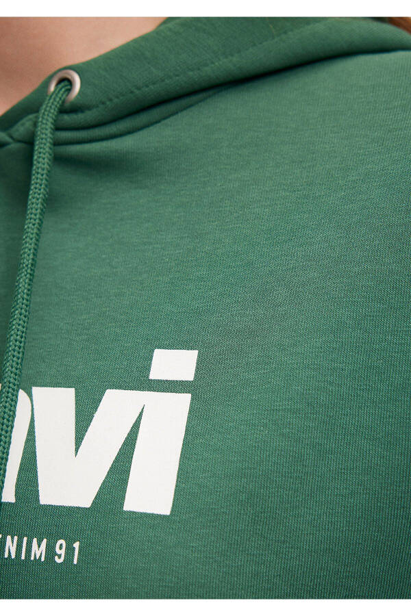 Green Hoodie with Logo Print 168334-71874 - 18