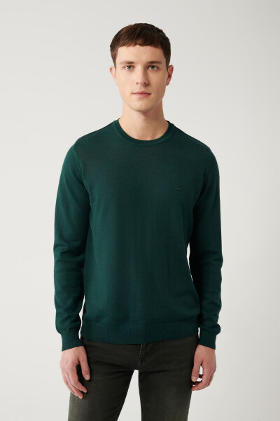 Green Knit Sweater - 3