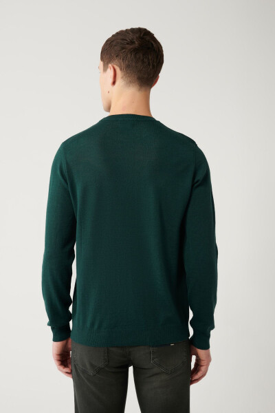 Green Knit Sweater - 4