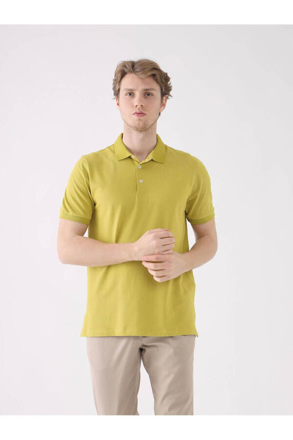 Green Slim Fit Polo T-Shirt - 85413 - 2