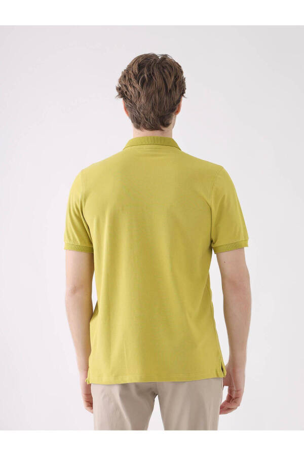 Green Slim Fit Polo T-Shirt - 85413 - 6