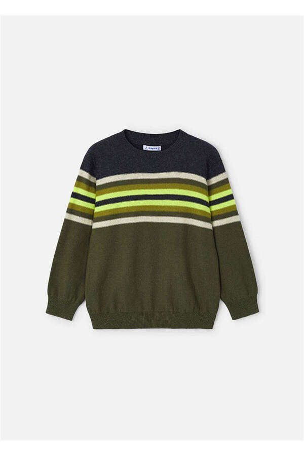 Green Striped Boys Sweater 4351 - 4