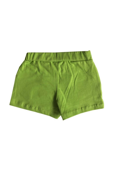 Green Unisex Kids Shorts - 1