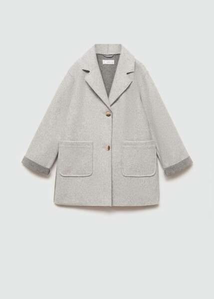 Grey coat with pockets - 10