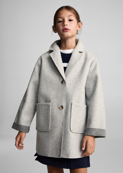 Grey coat with pockets - 14