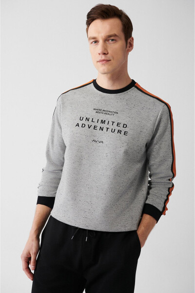 Grey Easy Iron Crew Neck Sweatshirt - 3