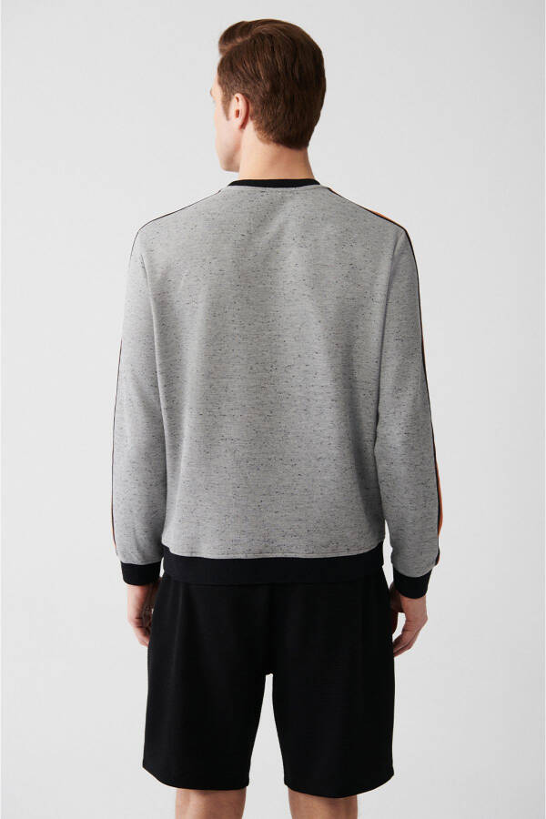 Grey Easy Iron Crew Neck Sweatshirt - 4