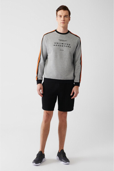 Grey Easy Iron Crew Neck Sweatshirt - 5