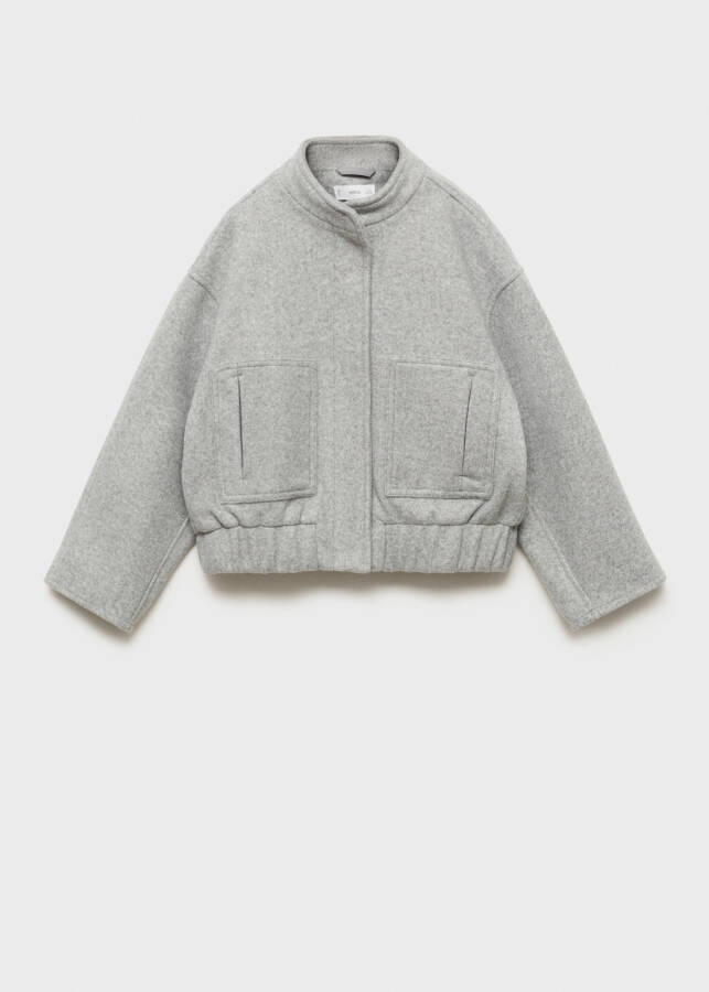 Grey pocket bomber jacket - 3