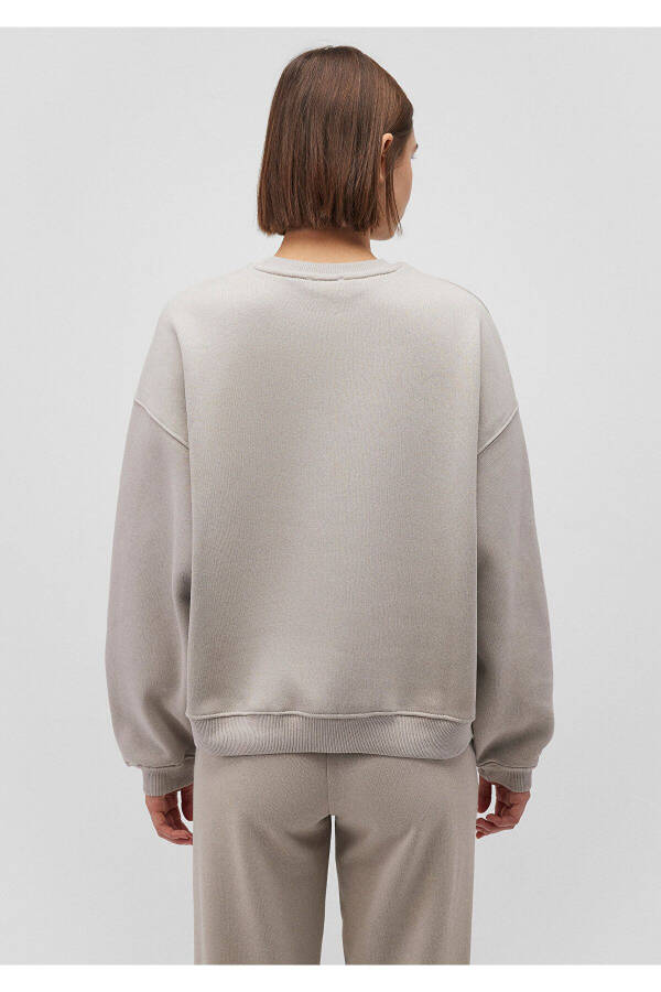 Grey Sweatshirt with Logo Print 1611600-70112 - 22