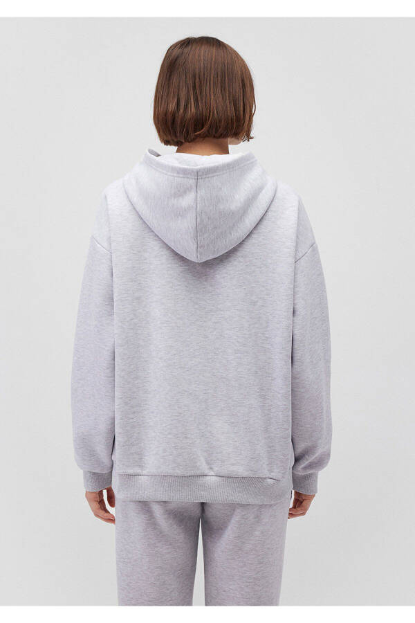 Grey Sweatshirt with Logo Print 1s10149-85438 - 16